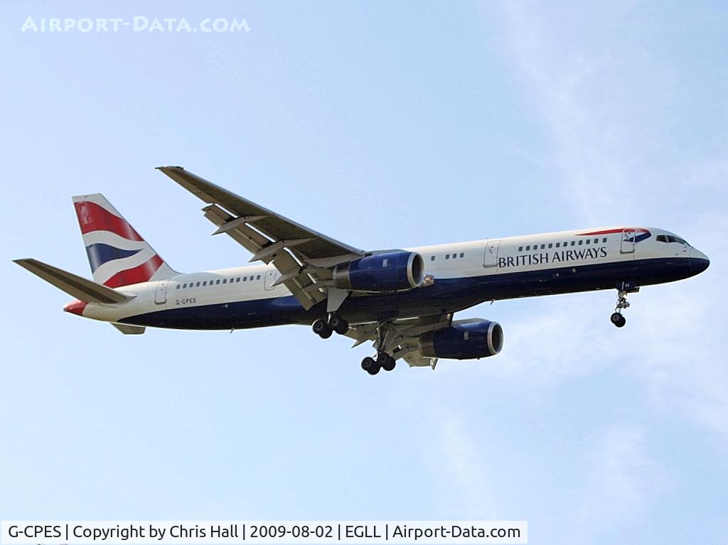 G-CPES, 1998 Boeing 757-236 C/N 29114, British Airways