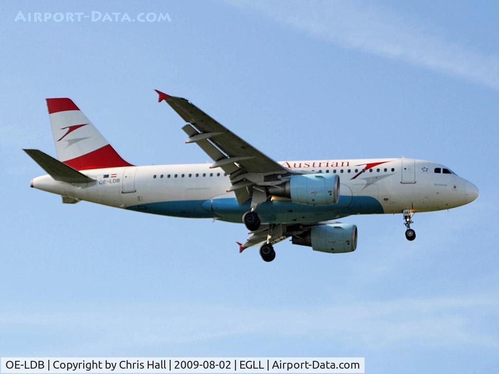 OE-LDB, 2004 Airbus A319-112 C/N 2174, Austrian Airlines