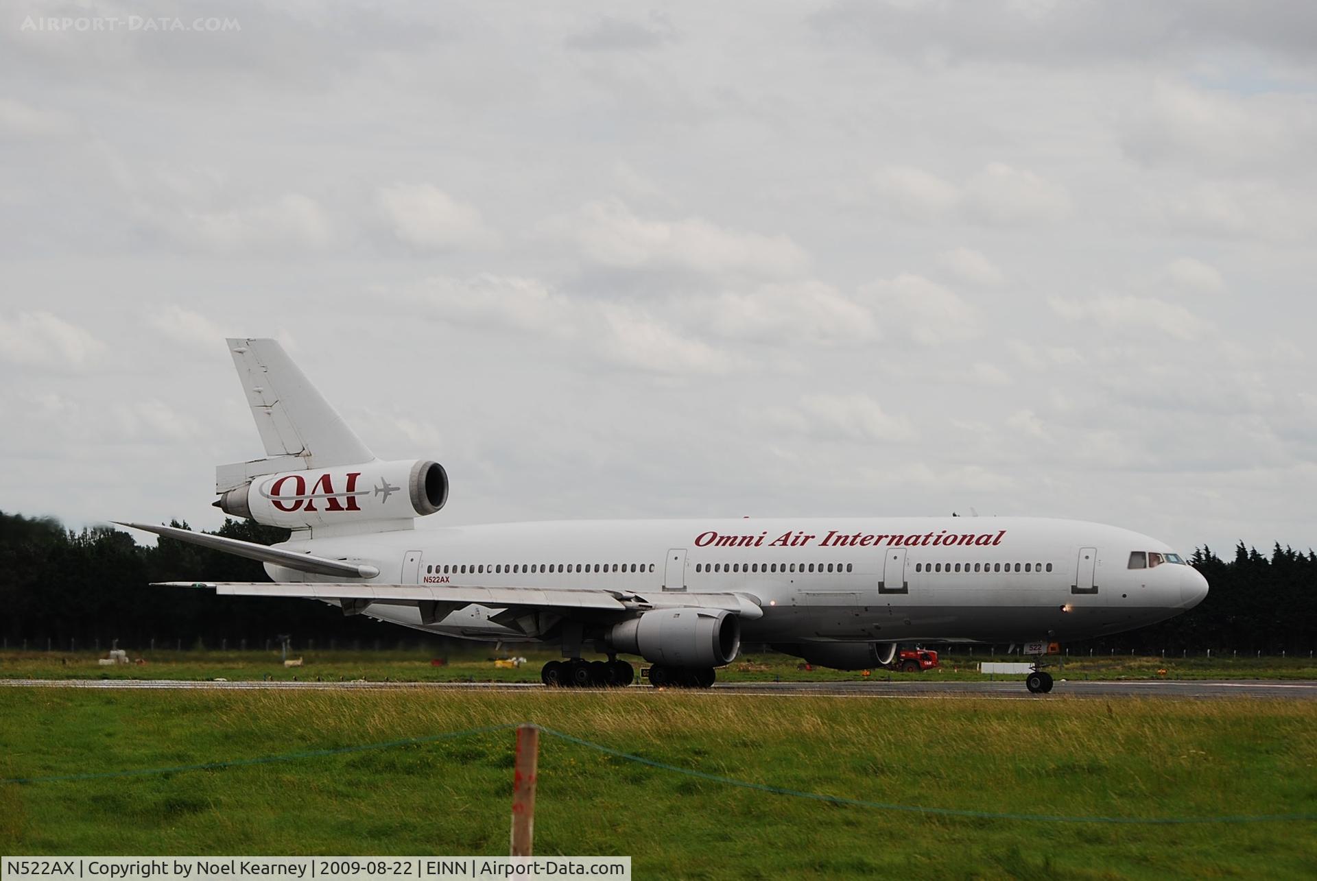 N522AX, 1988 McDonnell Douglas DC-10-30 C/N 48315, Departing off Rwy 24