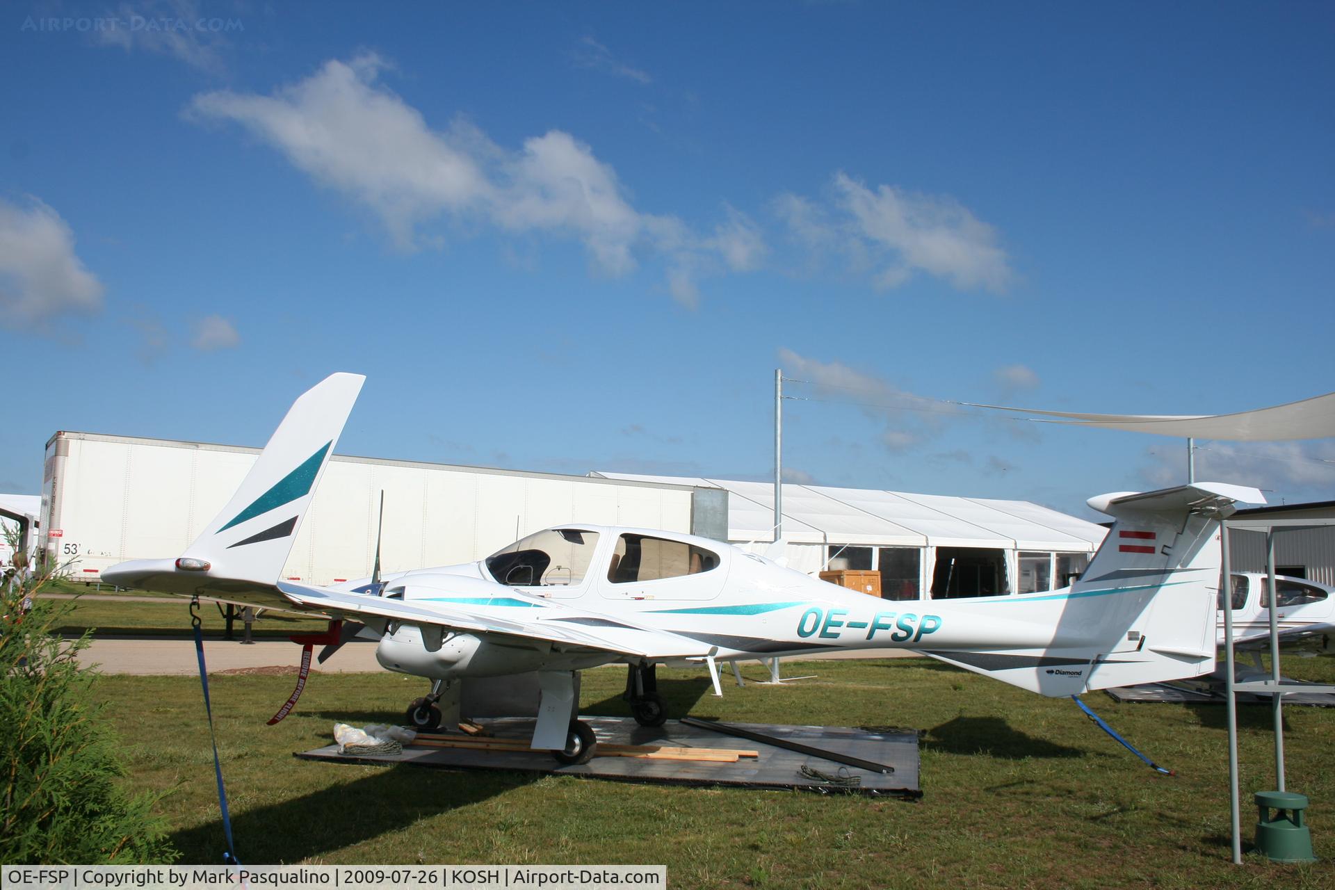 OE-FSP, 2009 Diamond DA-42NG Twin Star C/N 42.286, DA42NG