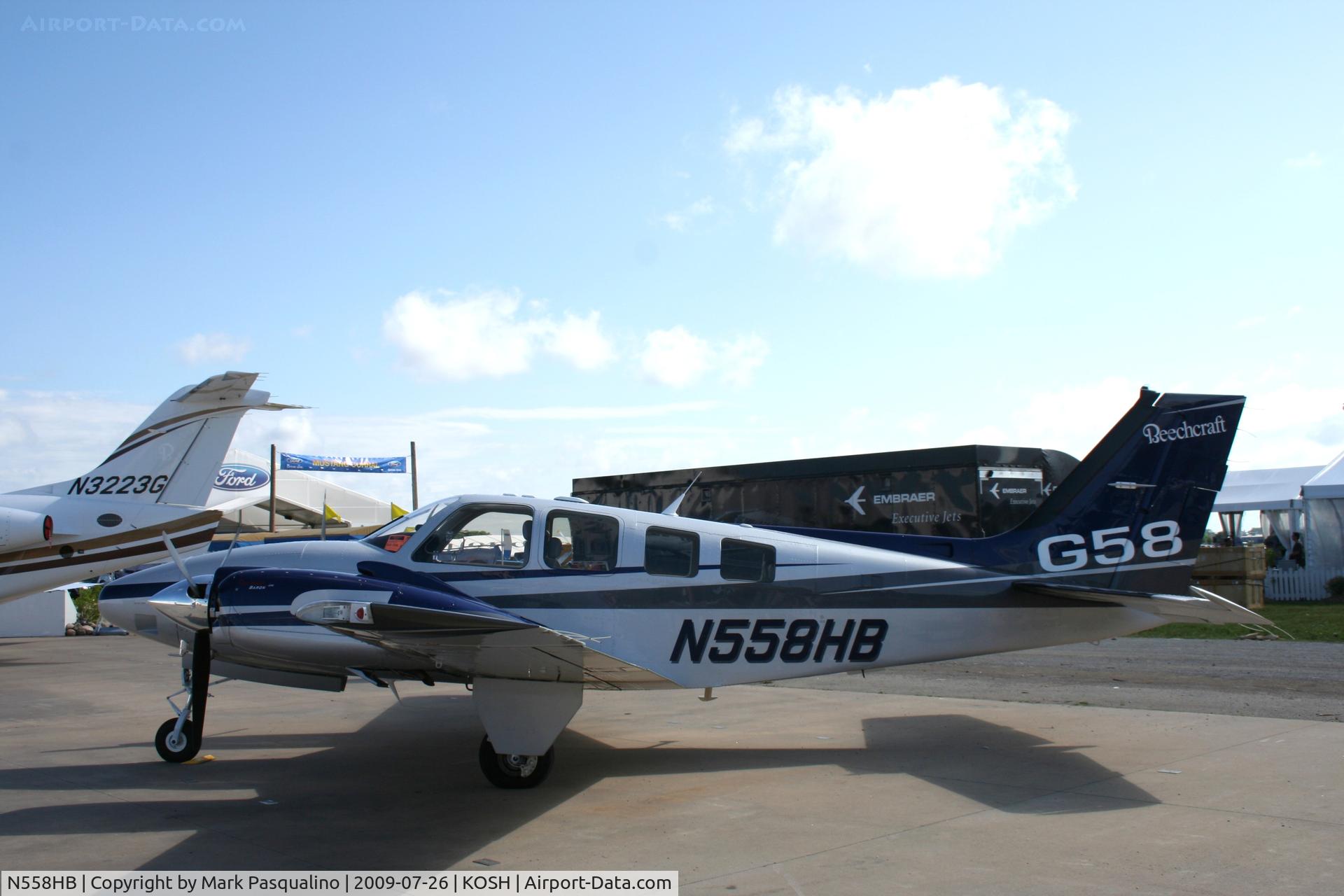 N558HB, Hawker Beechcraft Corp G58 Baron C/N TH-2261, Hawker Beechcraft G58