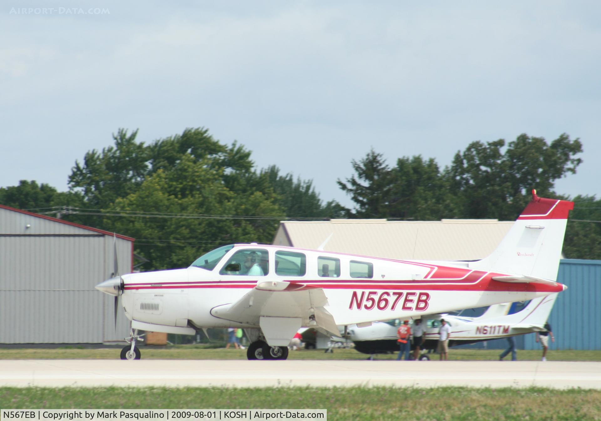 N567EB, 1979 Beech A36 Bonanza 36 C/N E-1543, Beech A36