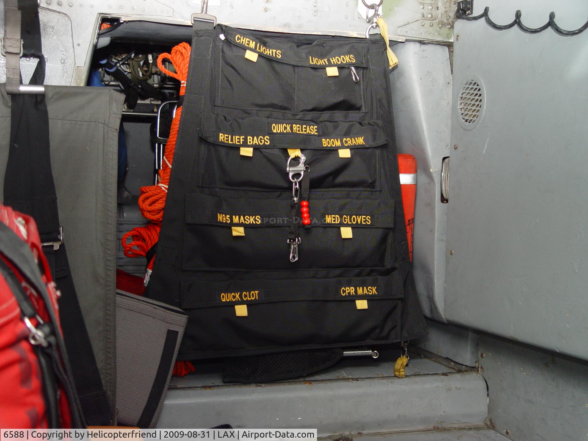 6588, Aérospatiale HH-65C Dauphin C/N 6288, Emergency gear stored here
