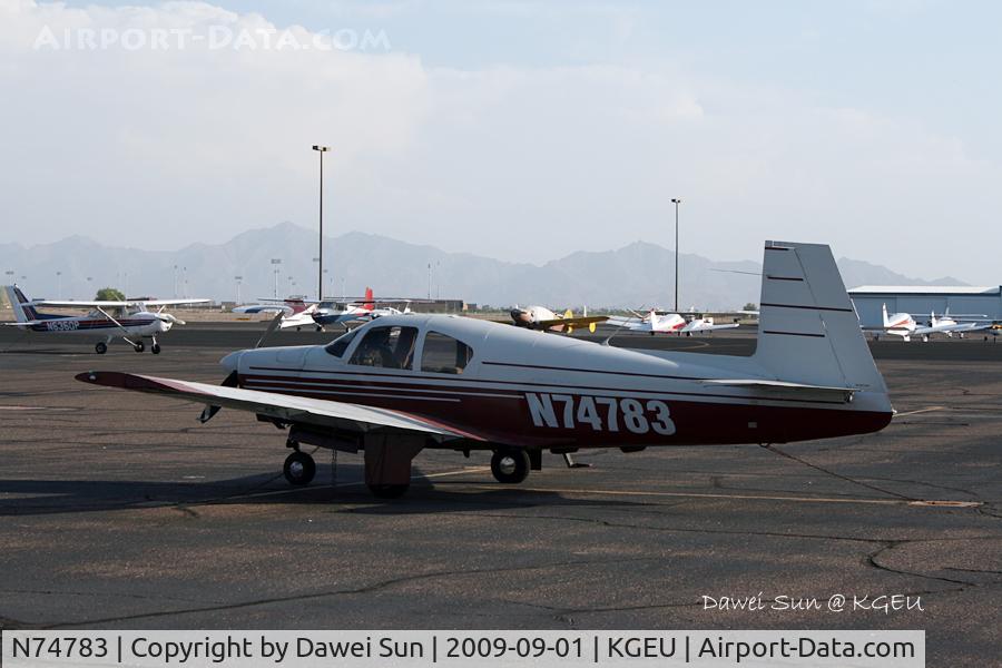 N74783, 1961 Mooney M20B Mark 21 C/N 1783, KGEU