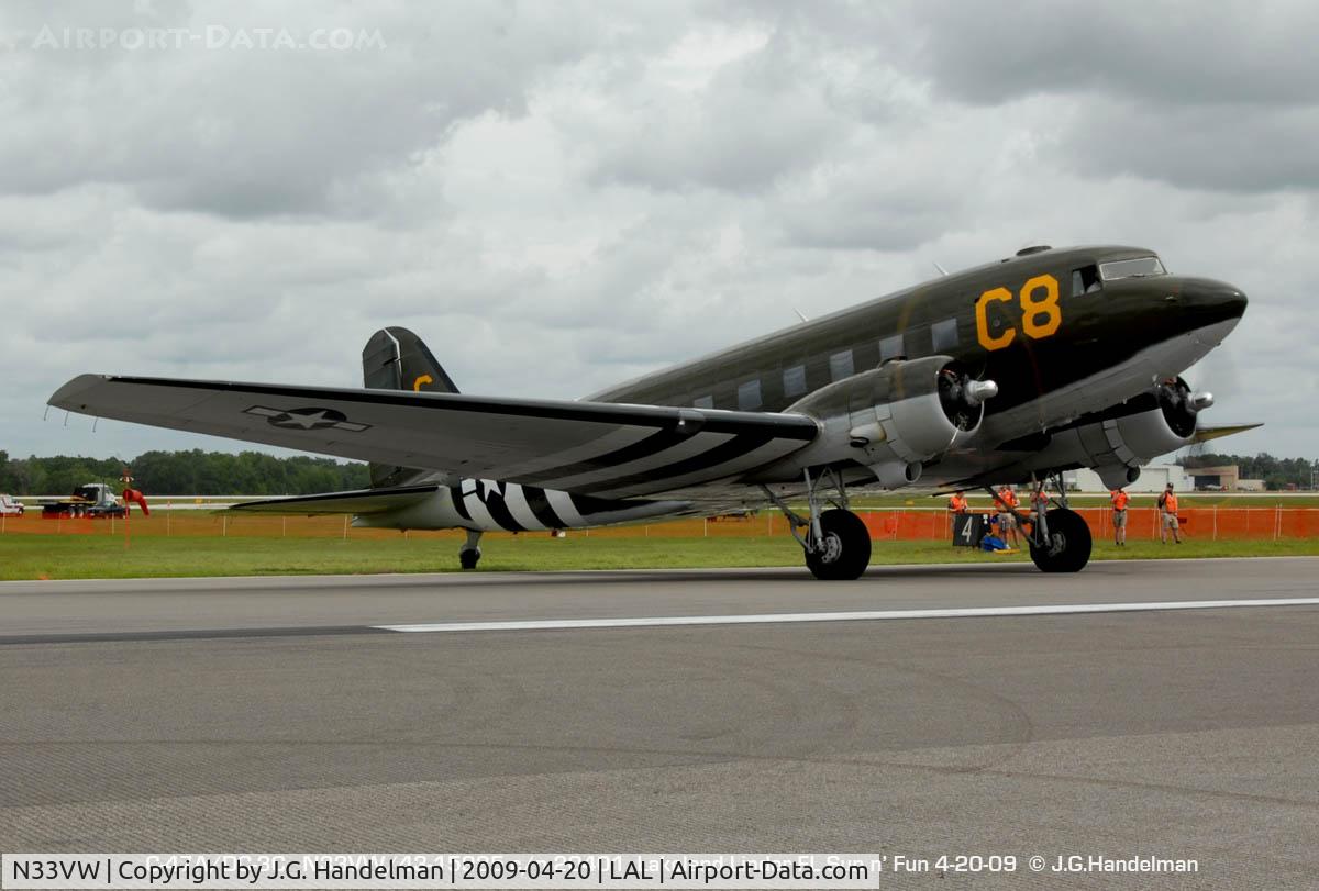 N33VW, 1943 Douglas DC3C-S1C3G (C-47A) C/N 20401, at  Sun N' Fun 2009