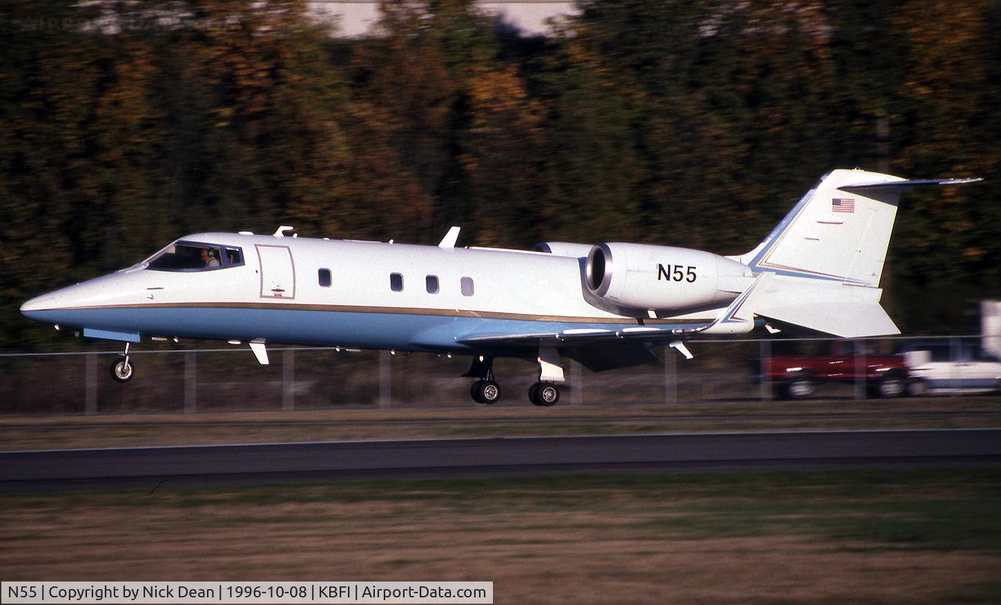 N55, 1993 Learjet Inc 60 C/N 013, KBFI