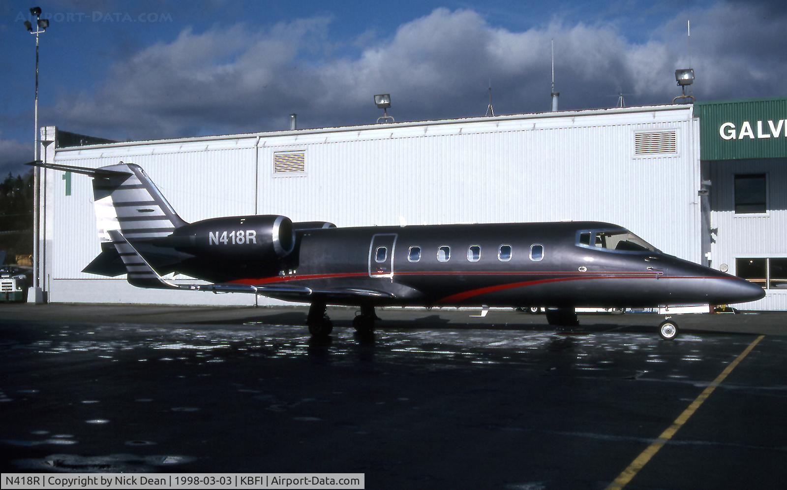 N418R, 1994 Learjet 60 C/N 60-047, KBFI