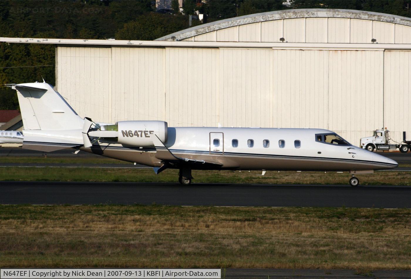 N647EF, 1994 Learjet 60 C/N 047, KBFI