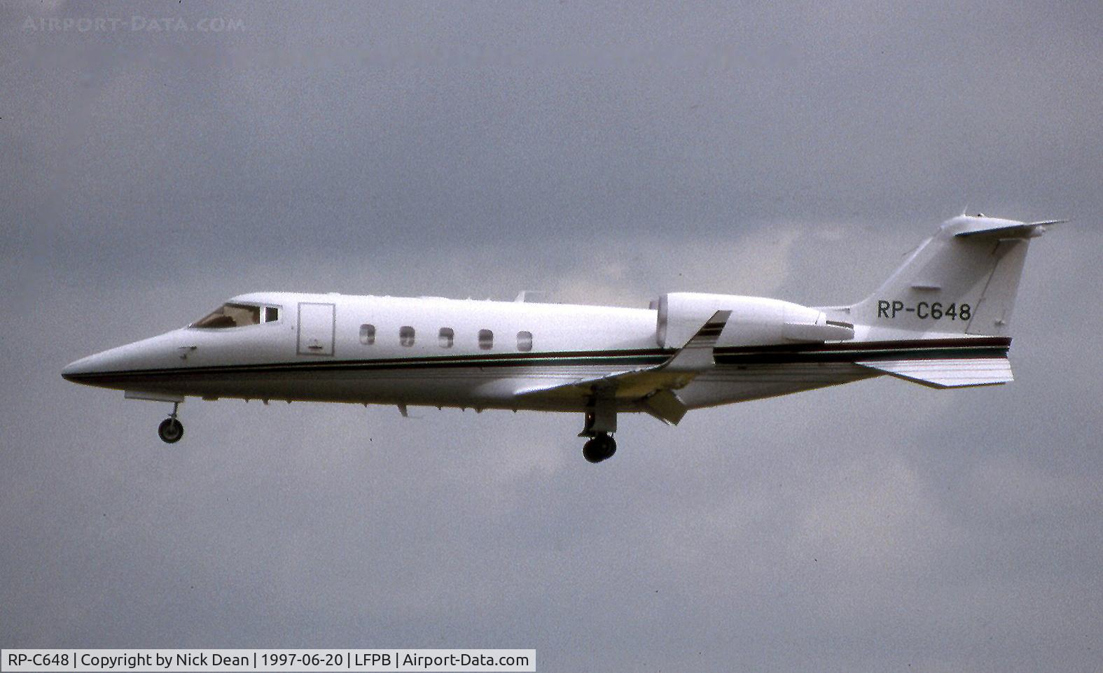 RP-C648, 1996 Learjet 60 C/N 60-093, LFPB