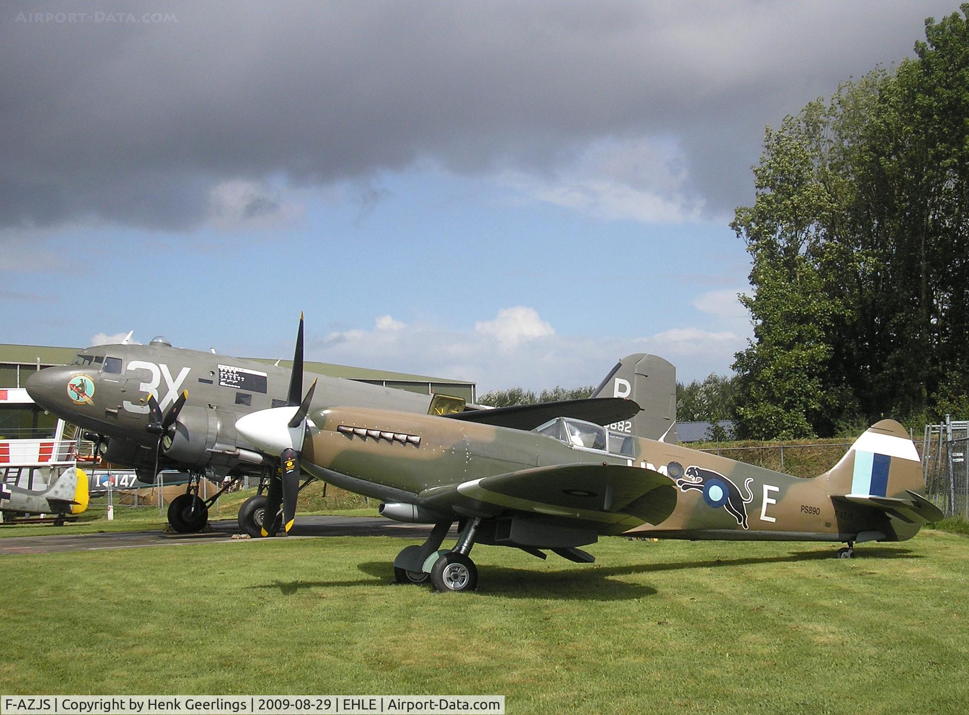 F-AZJS, 1944 Supermarine 389 Spitfire PR.XIX C/N 6S/585110, Fly In,  Aviodrome Aviation Museum - Lelystad Airport