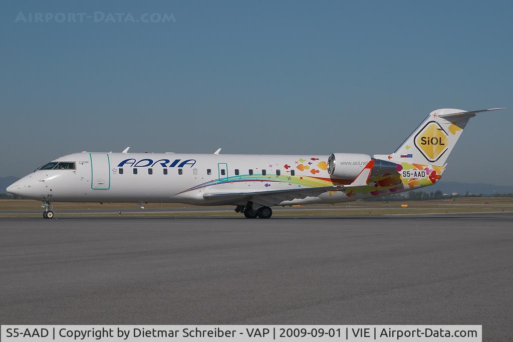 S5-AAD, 1997 Canadair CRJ-200LR (CL-600-2B19) C/N 7166, Adria Airways Regionaljet