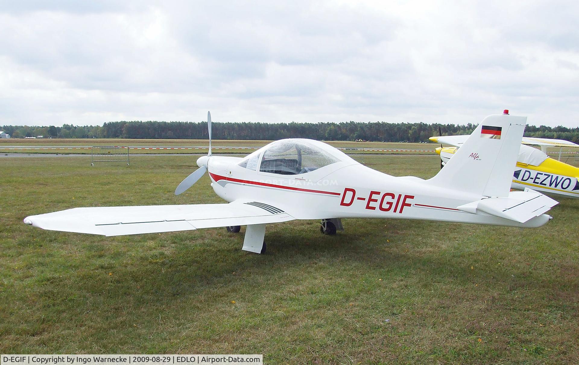 D-EGIF, Brditschka HB-207 V-RG C/N 207-018, Brditschka (Friedrich) HB-207VRG Alpha at the 2009 OUV-Meeting at Oerlinghausen airfield