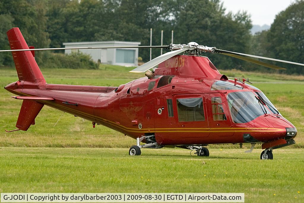 G-JODI, 1984 Agusta A109A II C/N 7265, At Wings & Wheels 2009 Dunsfold