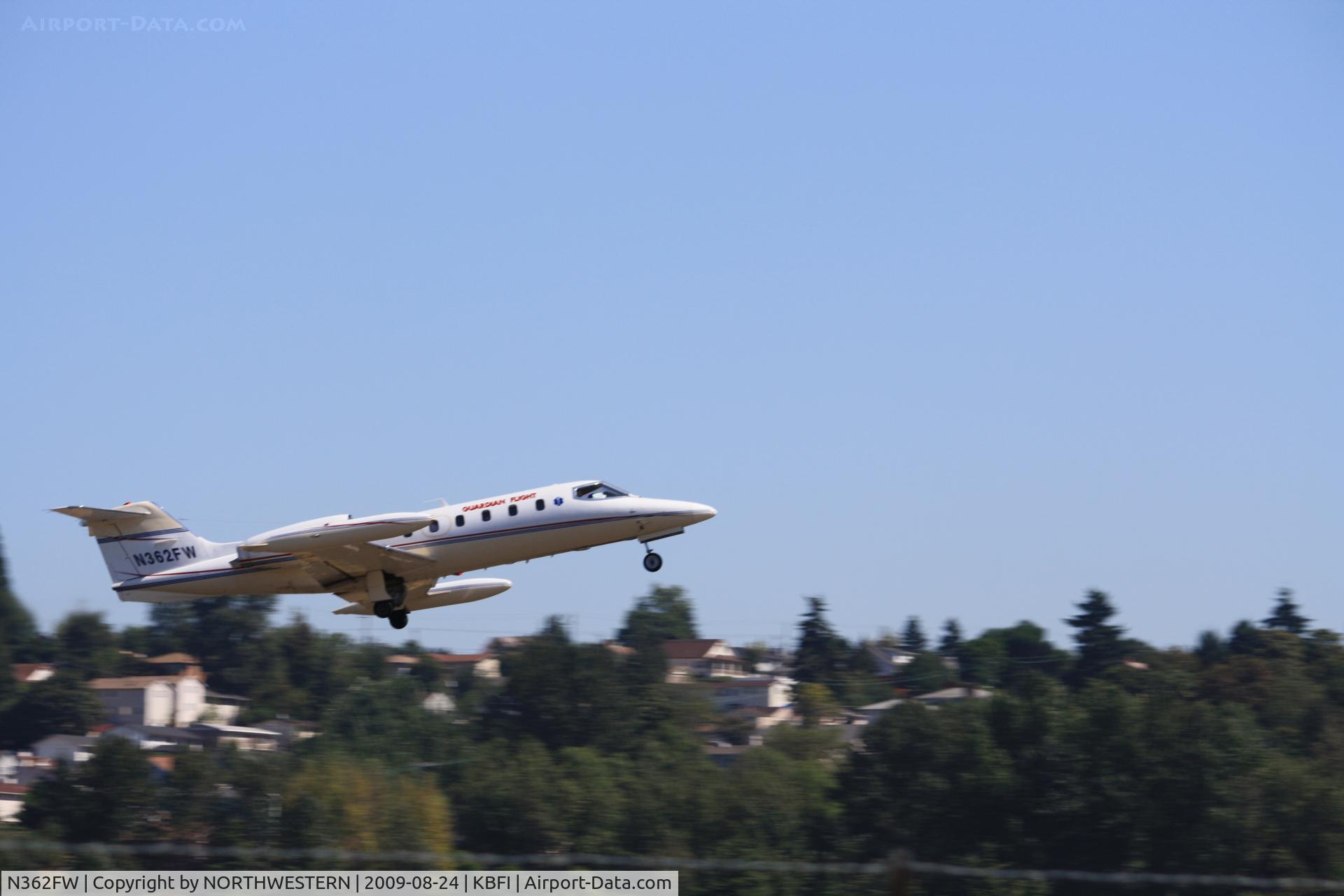 N362FW, 1980 Learjet 35A C/N 35-362, SEATTLE -VANCOUVER CANADA