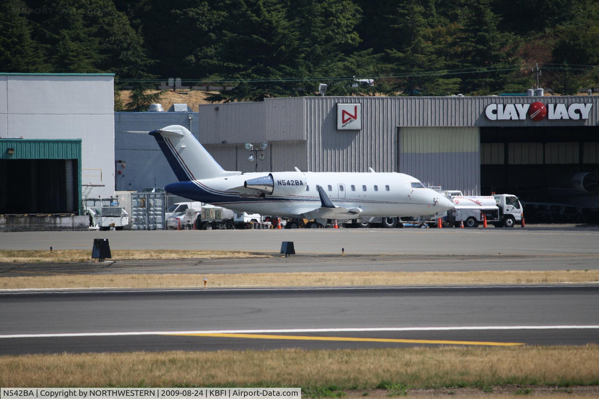 N542BA, 2007 Bombardier Challenger 605 (CL-600-2B16) C/N 5737, KING COUNTY AIPORT