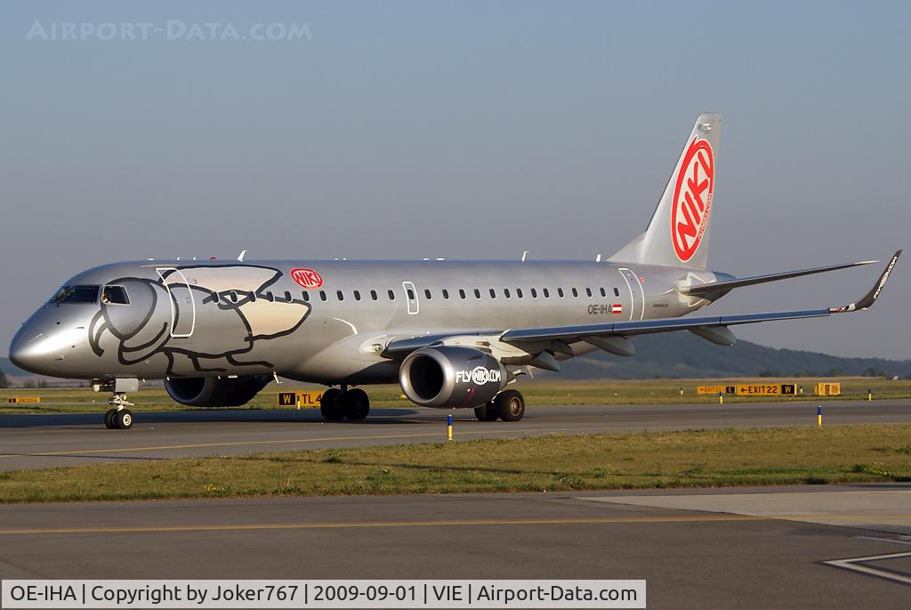 OE-IHA, 2009 Embraer 190LR (ERJ-190-100LR) C/N 19000285, NIKI Embraer ERJ-190-100LR