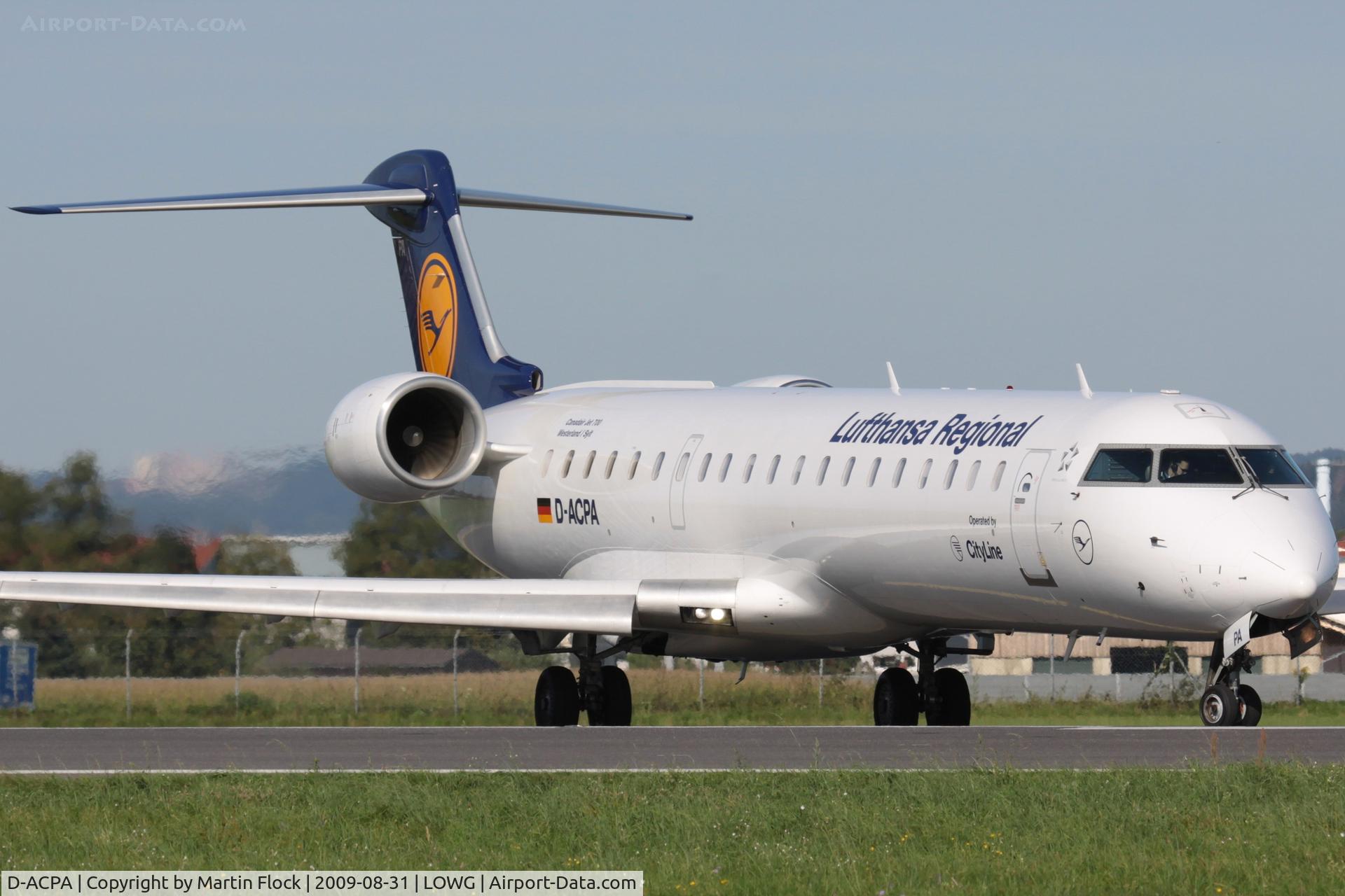 D-ACPA, 2001 Canadair CRJ-701ER (CL-600-2C10) Regional Jet C/N 10012, .