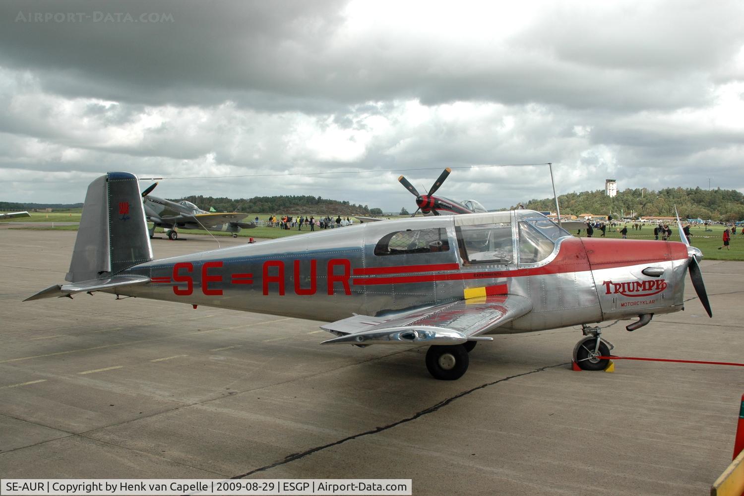 SE-AUR, 1946 Saab 91A Safir C/N 91-103, One of the oldest Saab Safirs is now at the Aeroseum in Gothenburg, Sweden.