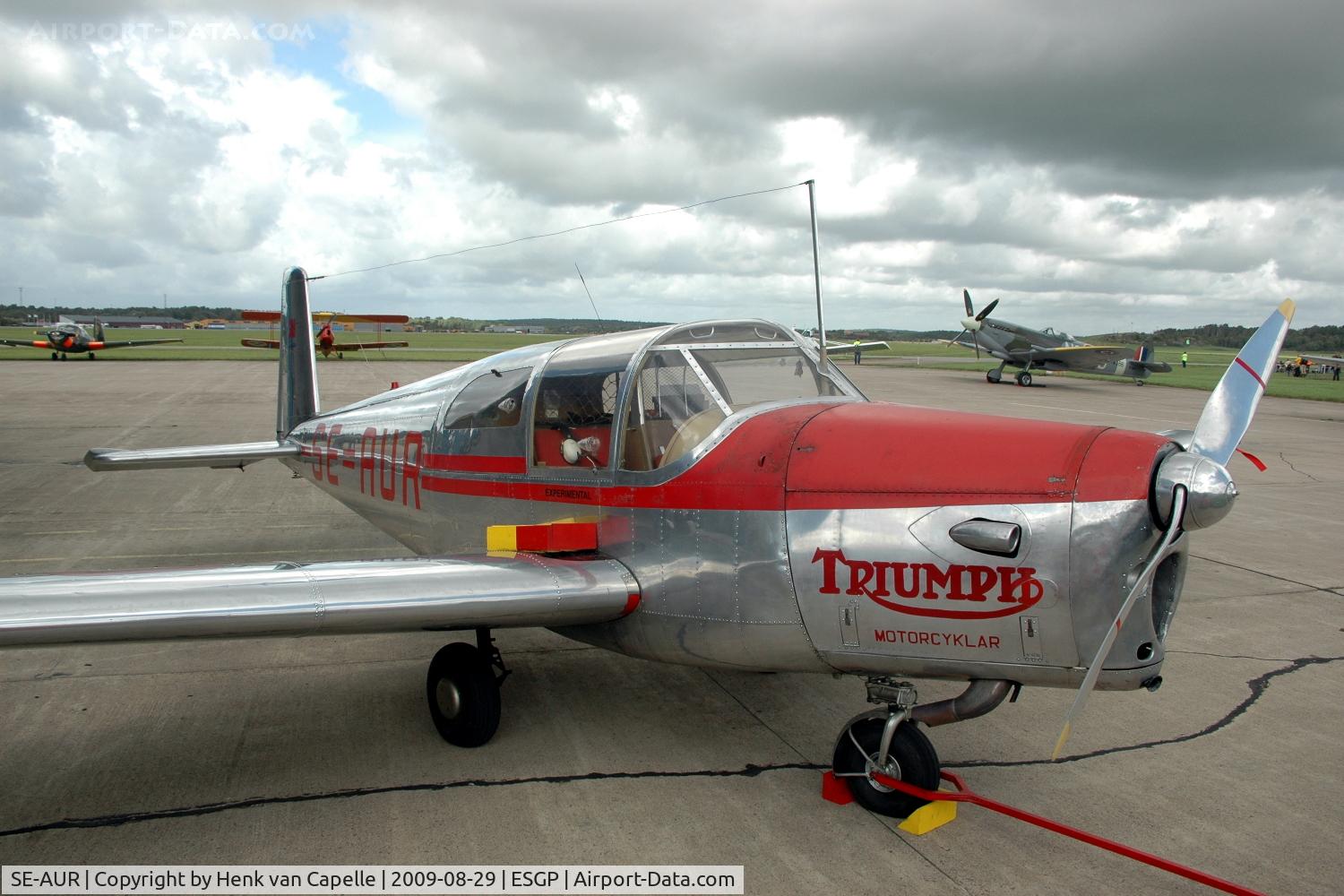 SE-AUR, 1946 Saab 91A Safir C/N 91-103, One of the oldest Saab Safirs is now at the Aeroseum in Gothenburg, Sweden.