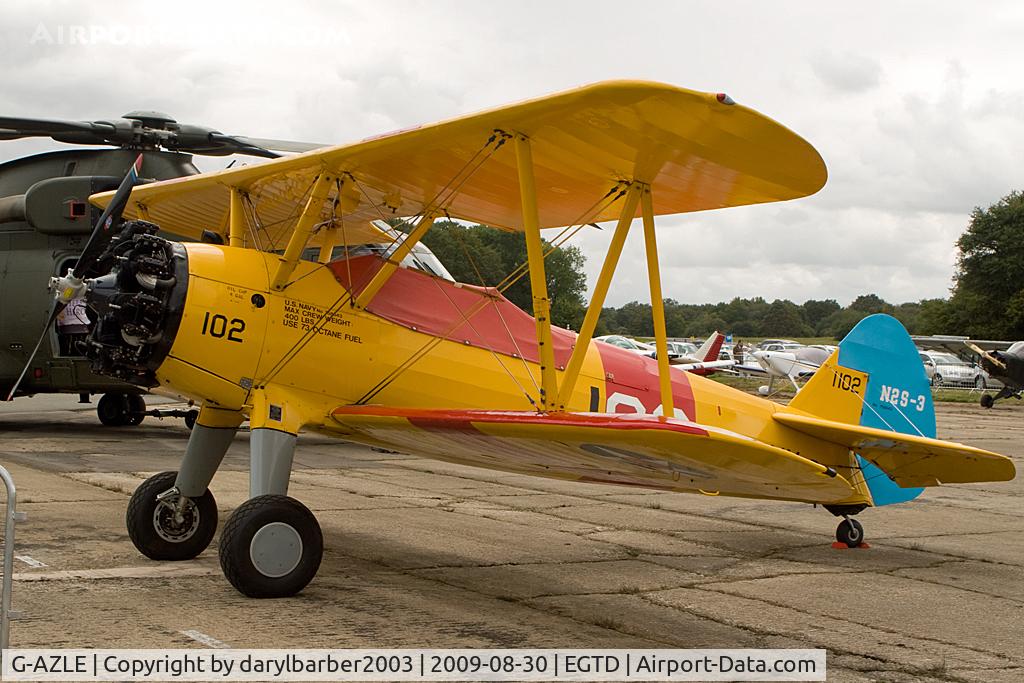 G-AZLE, 1940 Boeing E-75 C/N 75-8543, Dunsfold W&W 2009