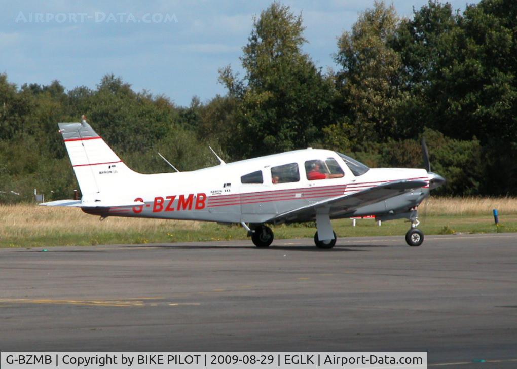 G-BZMB, 1978 Piper PA-28R-201 Cherokee Arrow III C/N 28R-7837144, VISITING ARROW III HEADING TO THE RUN UP AREA