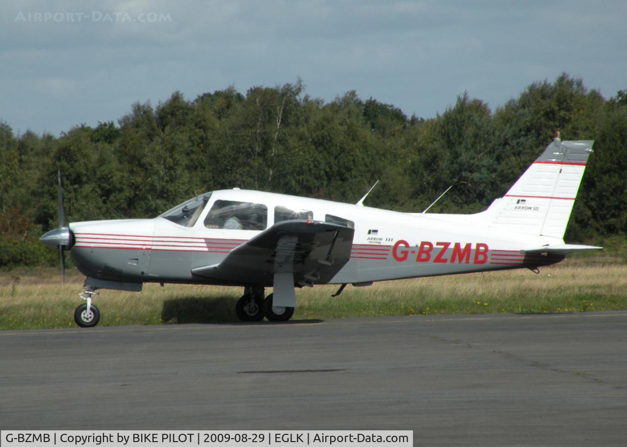 G-BZMB, 1978 Piper PA-28R-201 Cherokee Arrow III C/N 28R-7837144, RUNNING UP