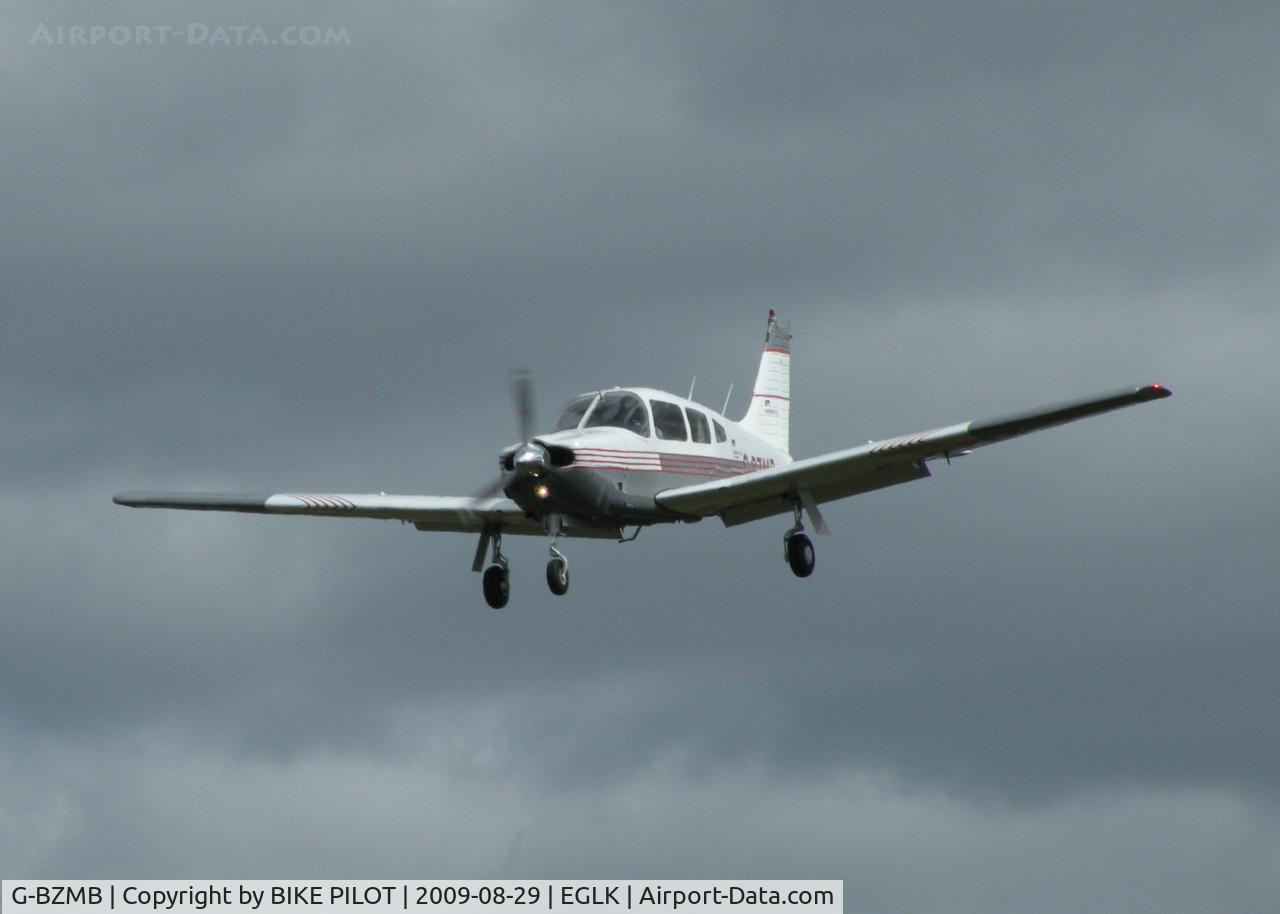 G-BZMB, 1978 Piper PA-28R-201 Cherokee Arrow III C/N 28R-7837144, RETURNING FROM LOCAL FLIGHT