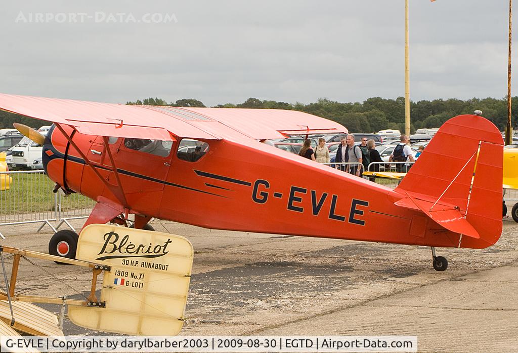 G-EVLE, 1939 Rearwin 8125 Cloudster C/N 803, Dunsfold W&W 2009