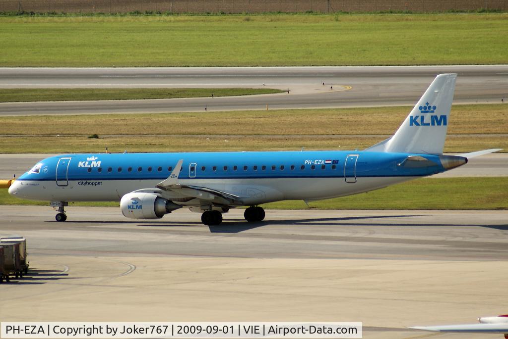 PH-EZA, 2008 Embraer 190LR (ERJ-190-100LR) C/N 19000224, KLM cityhopper Embraer ERJ-190-100STD