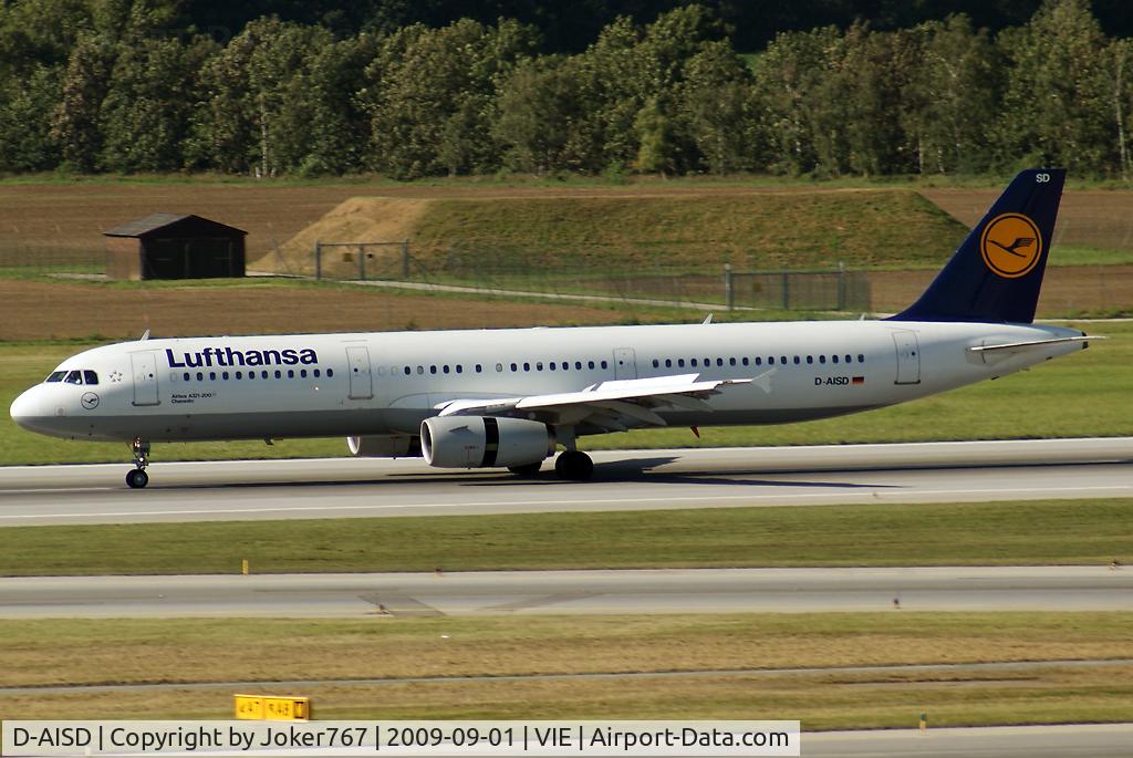 D-AISD, 2000 Airbus A321-231 C/N 1188, Lufthansa Airbus A321-231