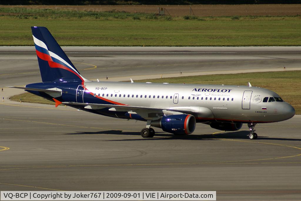 VQ-BCP, 2009 Airbus A319-112 C/N 3998, Aeroflot Airbus A319-111