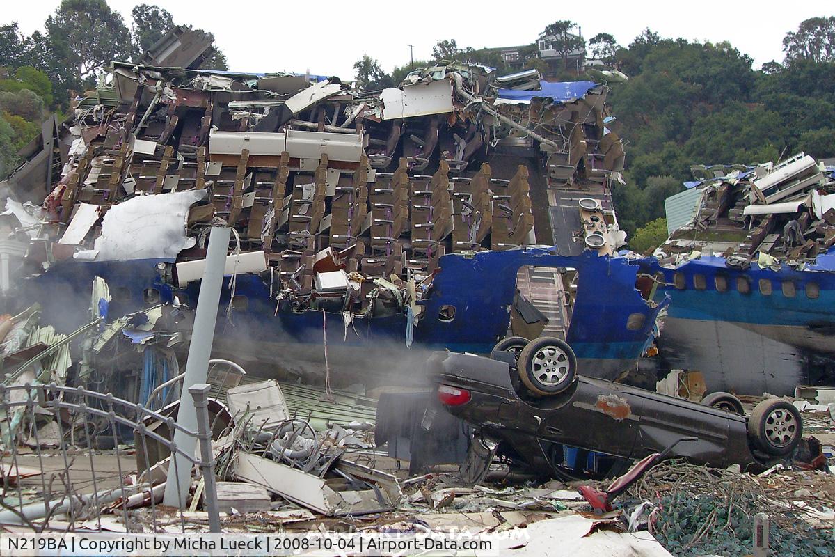 N219BA, 1980 Boeing 747SR-81 C/N 22293, This is ex-ANA JA8147. It was used to create a crash scene for the movie 
