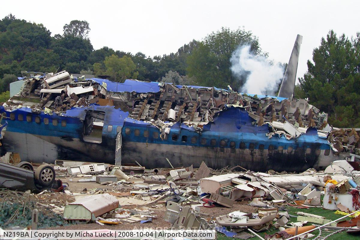 N219BA, 1980 Boeing 747SR-81 C/N 22293, This is ex-ANA JA8147. It was used to create a crash scene for the movie 