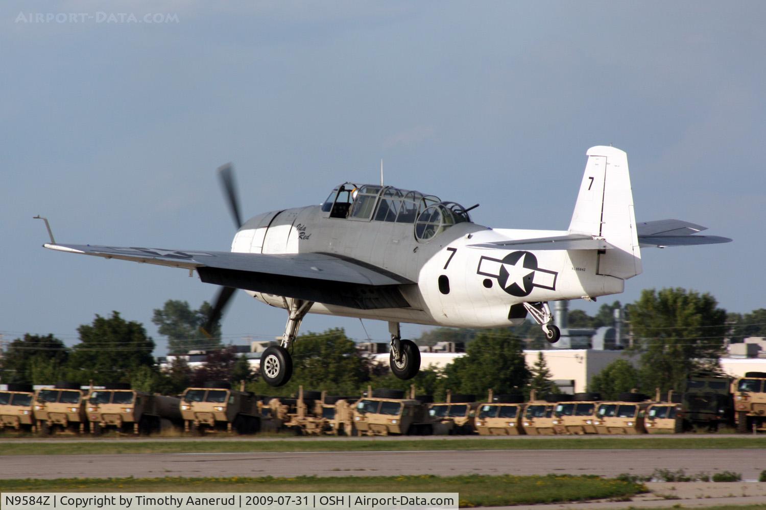 N9584Z, 1945 Grumman TBM-3E Avenger C/N 85882, 1945 Grumman TBM-3E, c/n: 85882