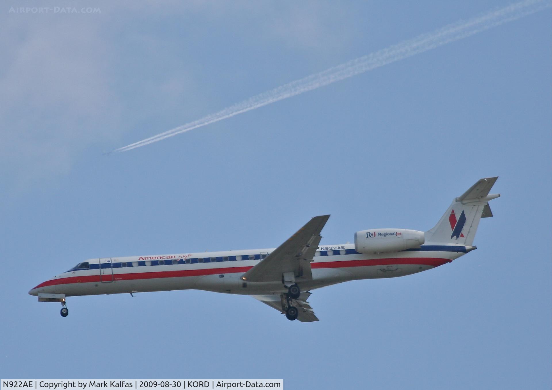 N922AE, 2005 Embraer ERJ-145LR (EMB-145LR) C/N 14500906, American Eagle on final for 4R KORD