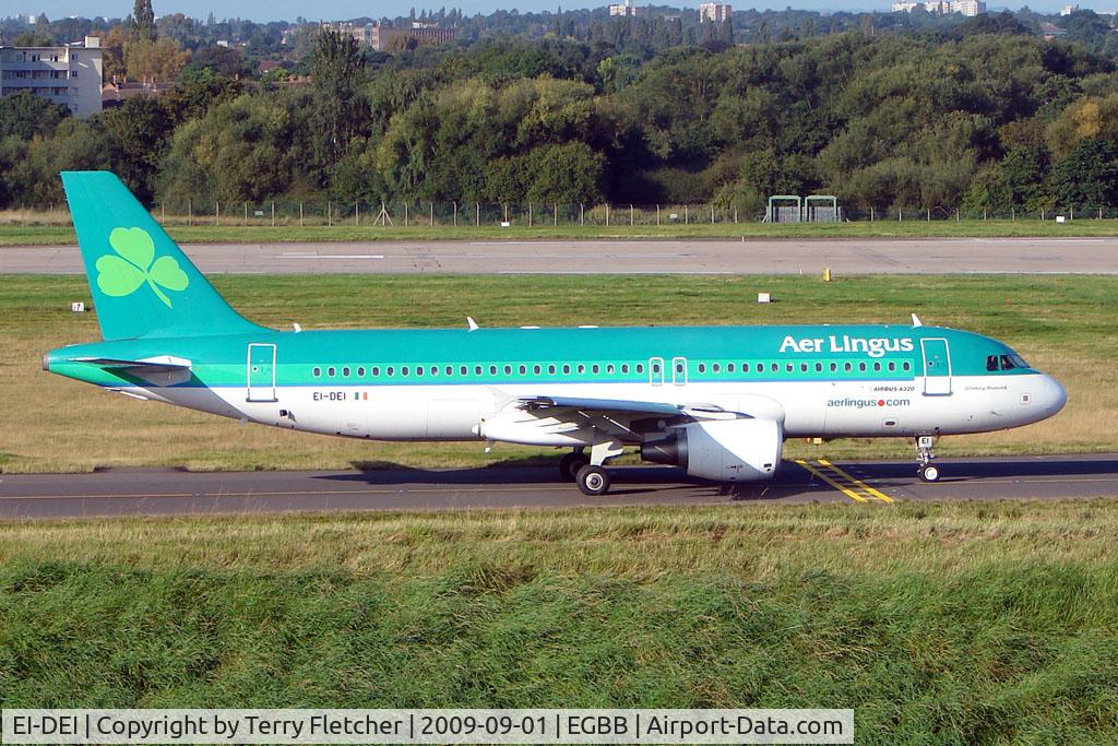 EI-DEI, 2005 Airbus A320-214 C/N 2374, Aer Lingus A320 at Birmingham UK