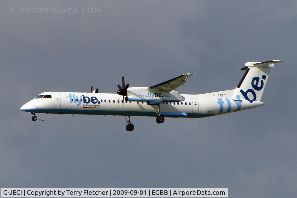 G-JECI, 2005 De Havilland Canada DHC-8-402Q Dash 8 C/N 4105, Flybe Dash 8  at Birmingham UK