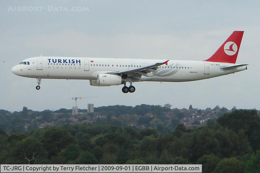 TC-JRG, 2007 Airbus A321-231 C/N 3283, THY A321 at Birmingham UK