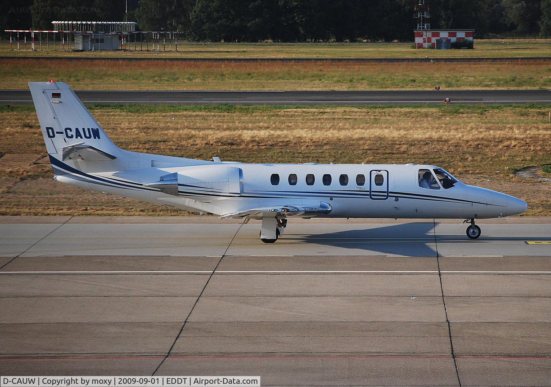 D-CAUW, 2001 Cessna 560 Citation Encore C/N 560-0578, Cessna Citation 560 Encore visiting Berlin Tegel