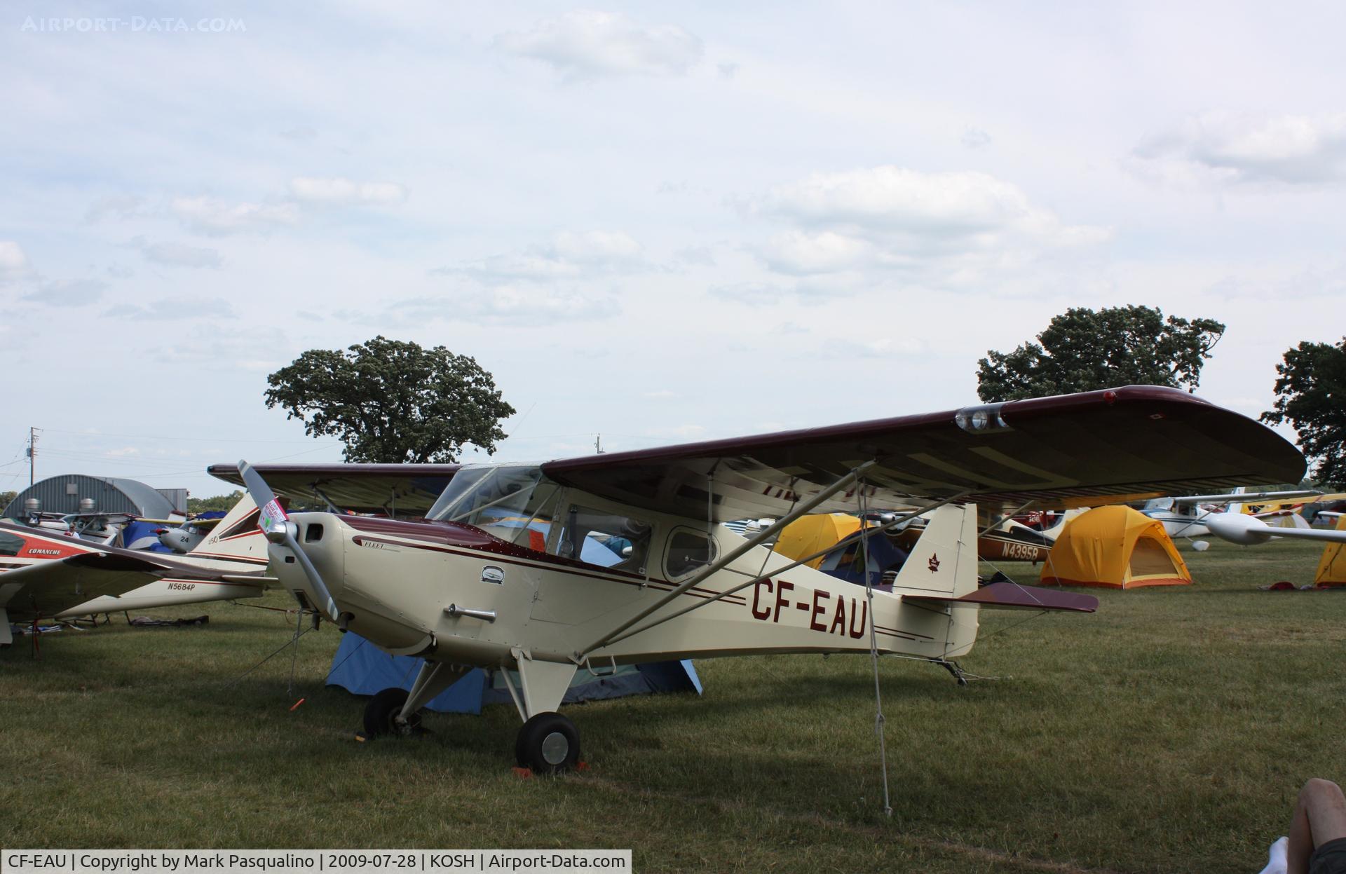 CF-EAU, 1946 Fleet 80 Canuck C/N 139, Fleet 80