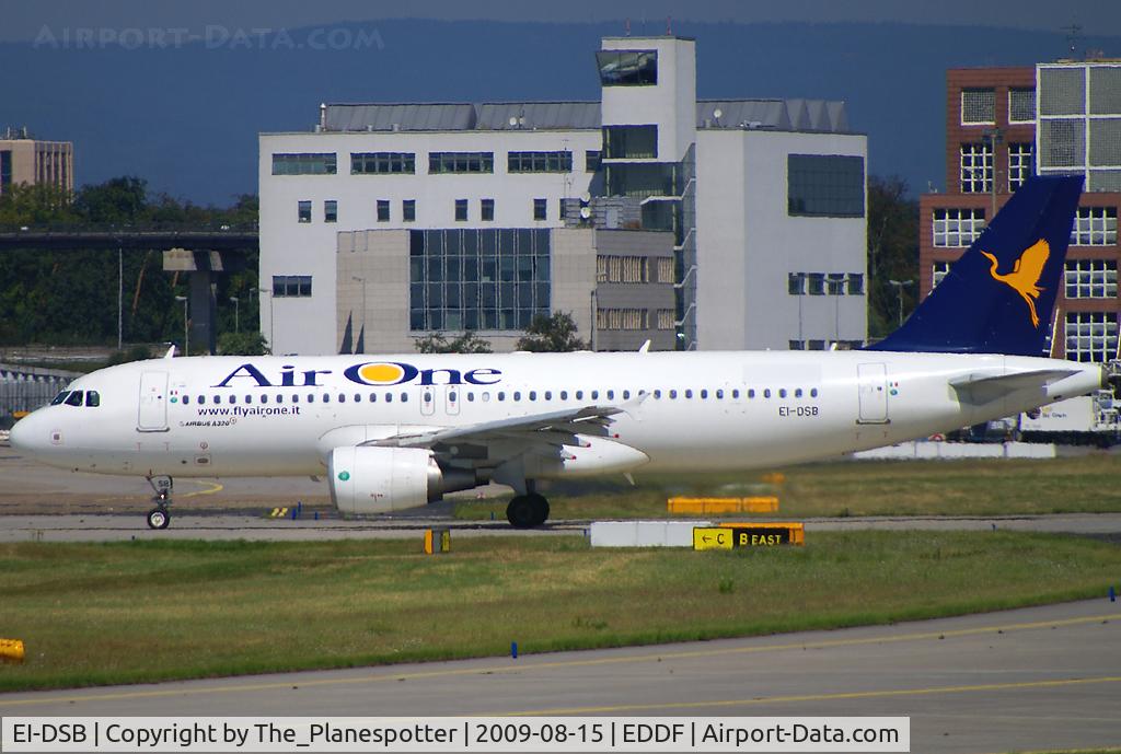 EI-DSB, 2006 Airbus A320-214 C/N 2932, Air One with new Equipment lining up on Rwy 25R