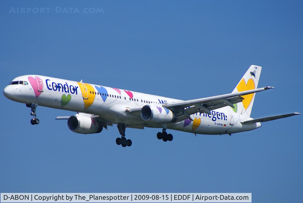 D-ABON, 2000 Boeing 757-330 C/N 29023, 