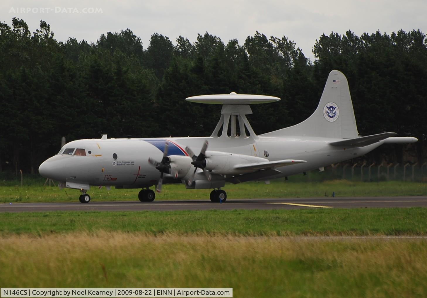 N146CS, 1968 Lockheed P-3B Orion C/N 185-5286, Awaiting line up clearance on Rwy 24 - nice visitor!!