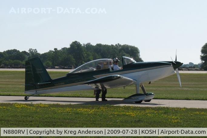 N880RV, 2003 Vans RV-8 C/N 80001, EAA Airventure 2009