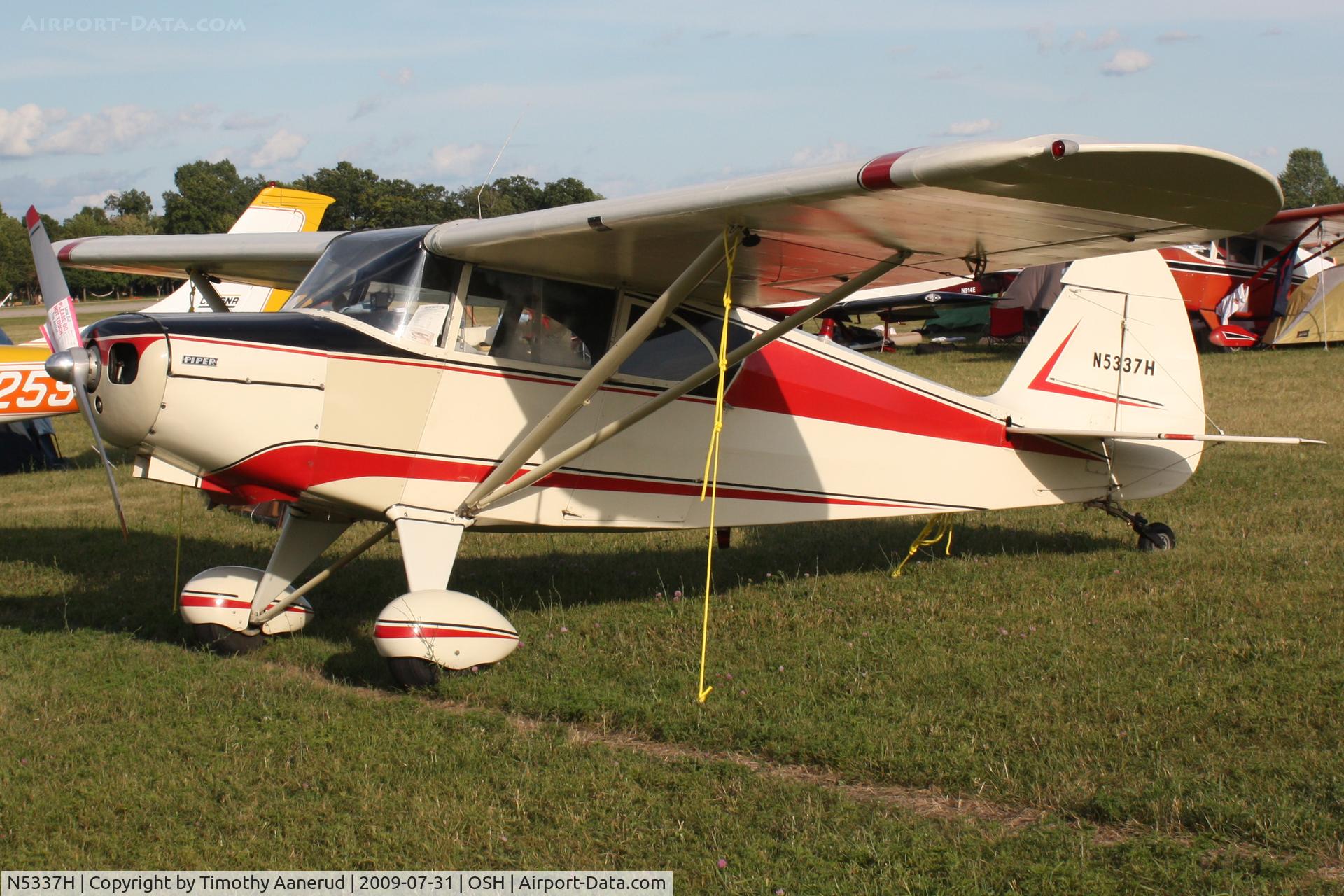 N5337H, 1949 Piper PA-16 Clipper C/N 16-143, 1949 Piper PA-16, c/n: 16-143