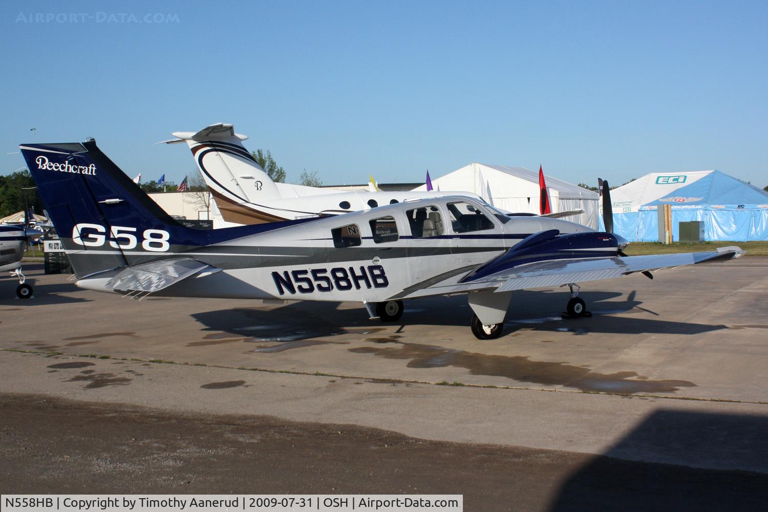N558HB, Hawker Beechcraft Corp G58 Baron C/N TH-2261, Hawker Beechcraft Corp G58, c/n: TH-2261