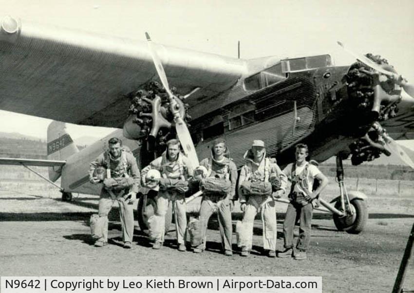 N9642, Ford 4-AT-E Tri-Motor C/N 4-AT-58, Smoke Jumpers