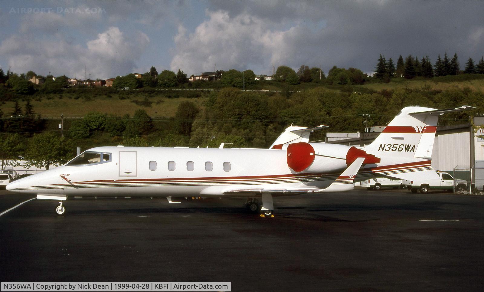 N356WA, 1998 Learjet Inc 60 C/N 123, KBFI