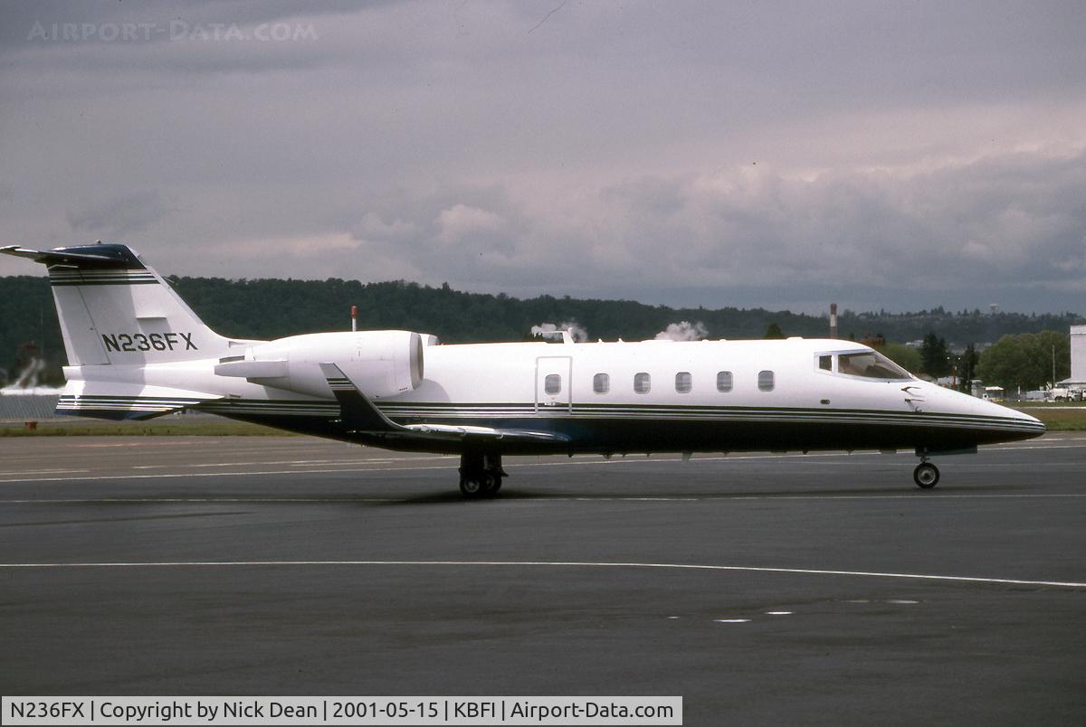 N236FX, 1999 Learjet 60 C/N 60-157, KBFI