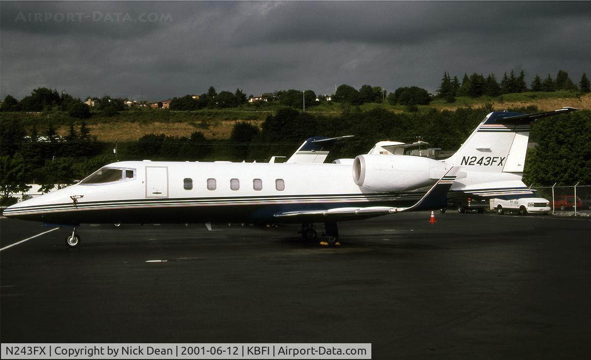 N243FX, 1999 Learjet 60 C/N 60-175, KBFI